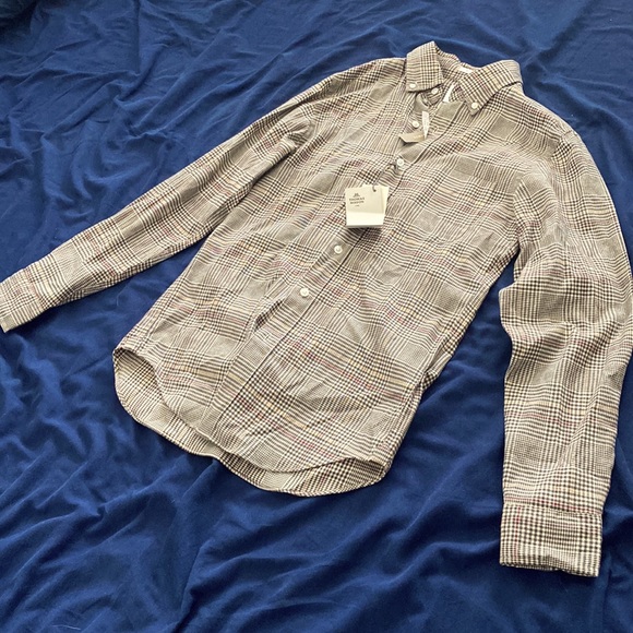 J. Crew x Thomas Mason Flannel Button-down Slim XS NWT - Picture 1 of 5